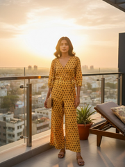 Printed Culotte Jumpsuit
