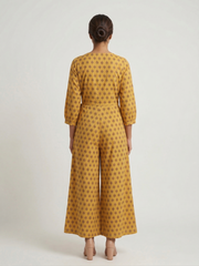 Printed Culotte Jumpsuit
