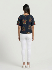Geometric Print Top