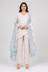 Cotton Printed Tunic with Palazzos