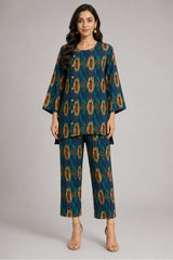 Printed Tunic with Trousers