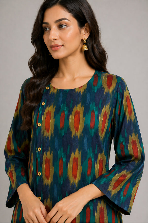 Printed Tunic with Trousers