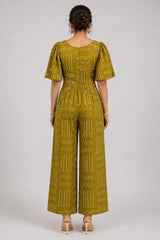 Cotton Printed Top with Palazzos