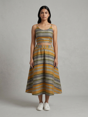 Striped Top with Skirt