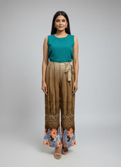 Printed Culotte Jumpsuit
