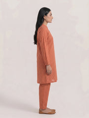 Cotton Checked Tunic with Trousers
