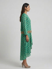 Printed Top with Skirt
