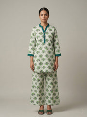 Cotton Printed Tunic with Palazzos