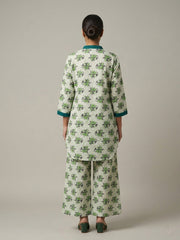 Cotton Printed Tunic with Palazzos