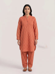 Cotton Checked Tunic with Trousers