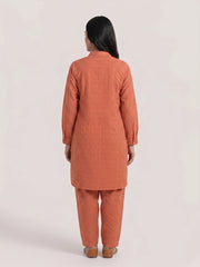 Cotton Checked Tunic with Trousers