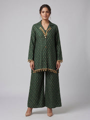 Cotton Printed Tunic with Palazzos