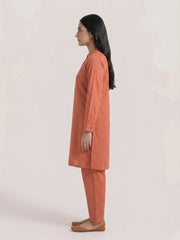 Cotton Checked Tunic with Trousers