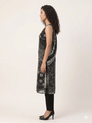 Women Ethnic Motifs Printed Regular Pure Cotton Kurta with Trousers & With Dupatta