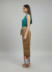 Printed Culotte Jumpsuit