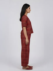Bohemian Printed Top with Palazzos