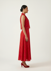 Self Design Top with Skirt