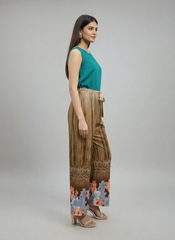 Printed Culotte Jumpsuit