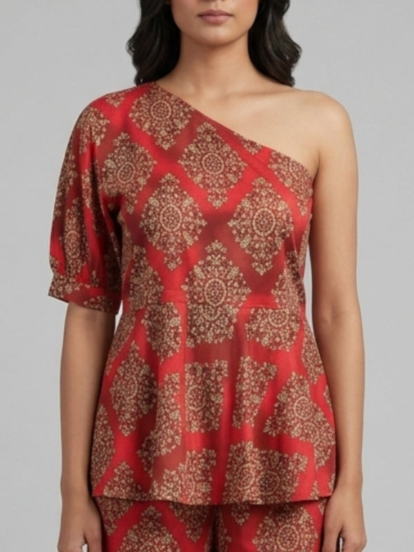 Printed Top with Palazzos