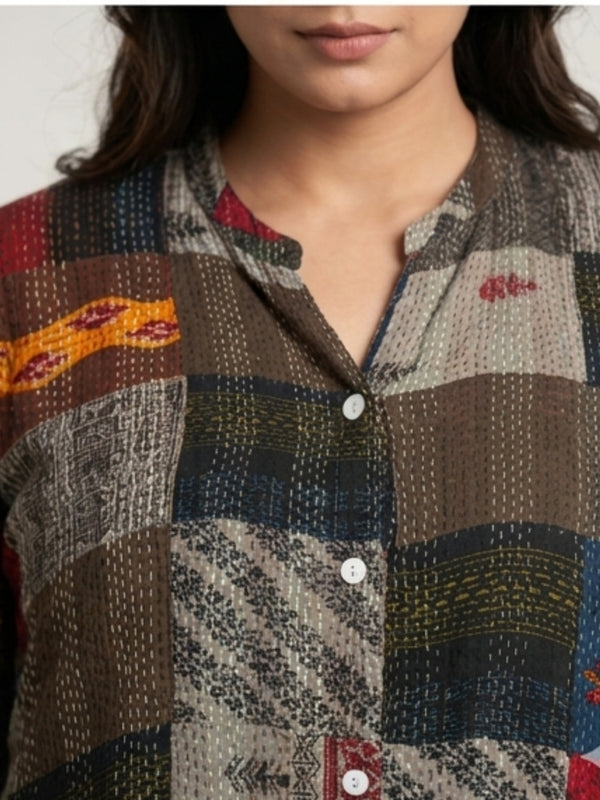 Woven Design Kurti