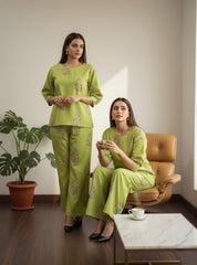 Printed Top with Palazzos