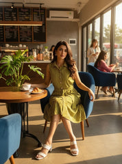Striped Shirt Dress