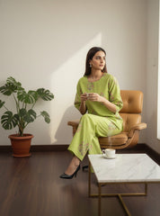 Printed Top with Palazzos
