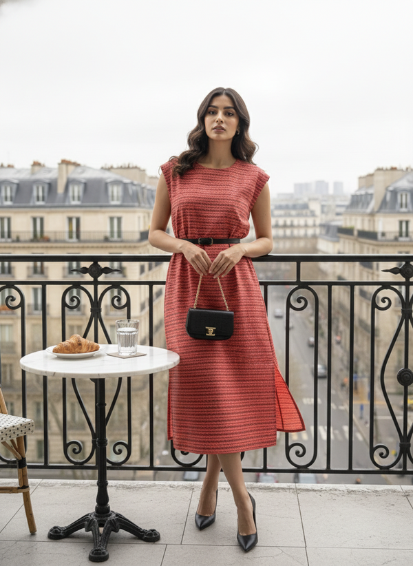 Print Sheath Dress