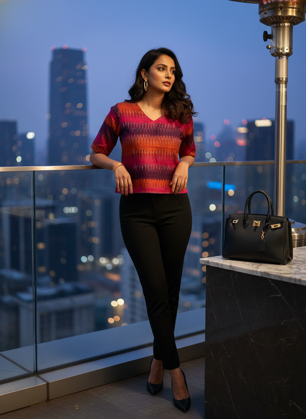 Print Ethnic Top