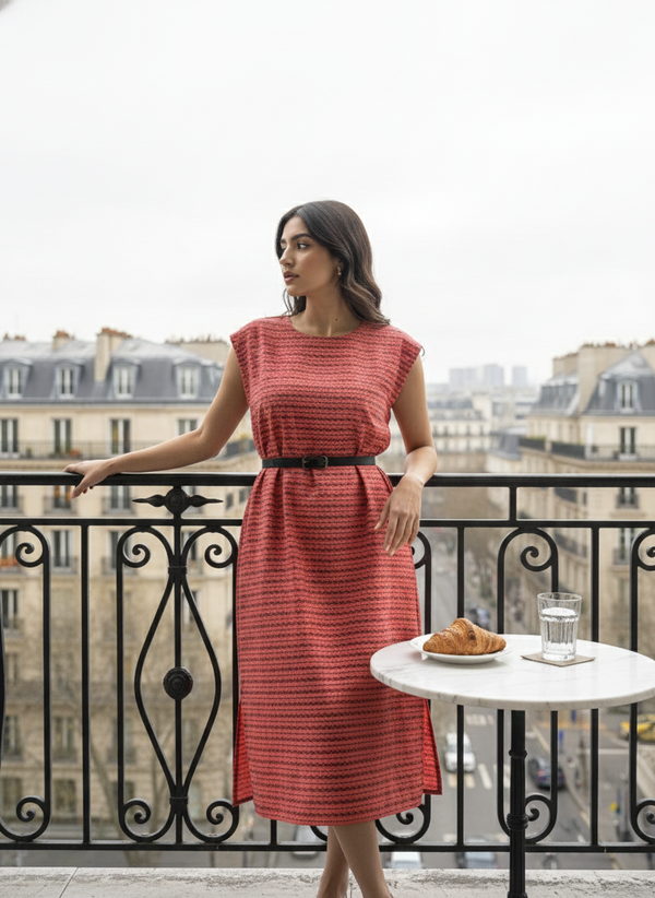 Print Sheath Dress